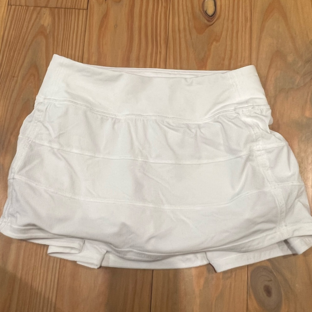 Lululemon White tennis skort
